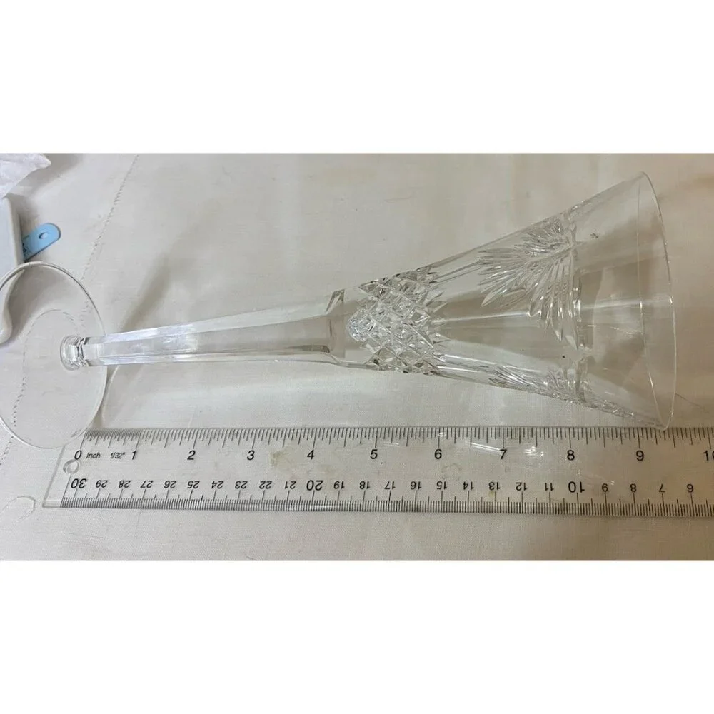 Single Waterford Crystal Millennium PEACE Toasting Flute Champagne Glass Dove